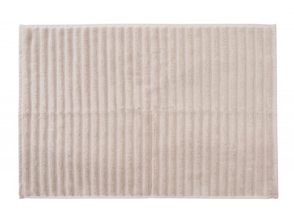 Crimp Foot Towel Mat Beige 50x70