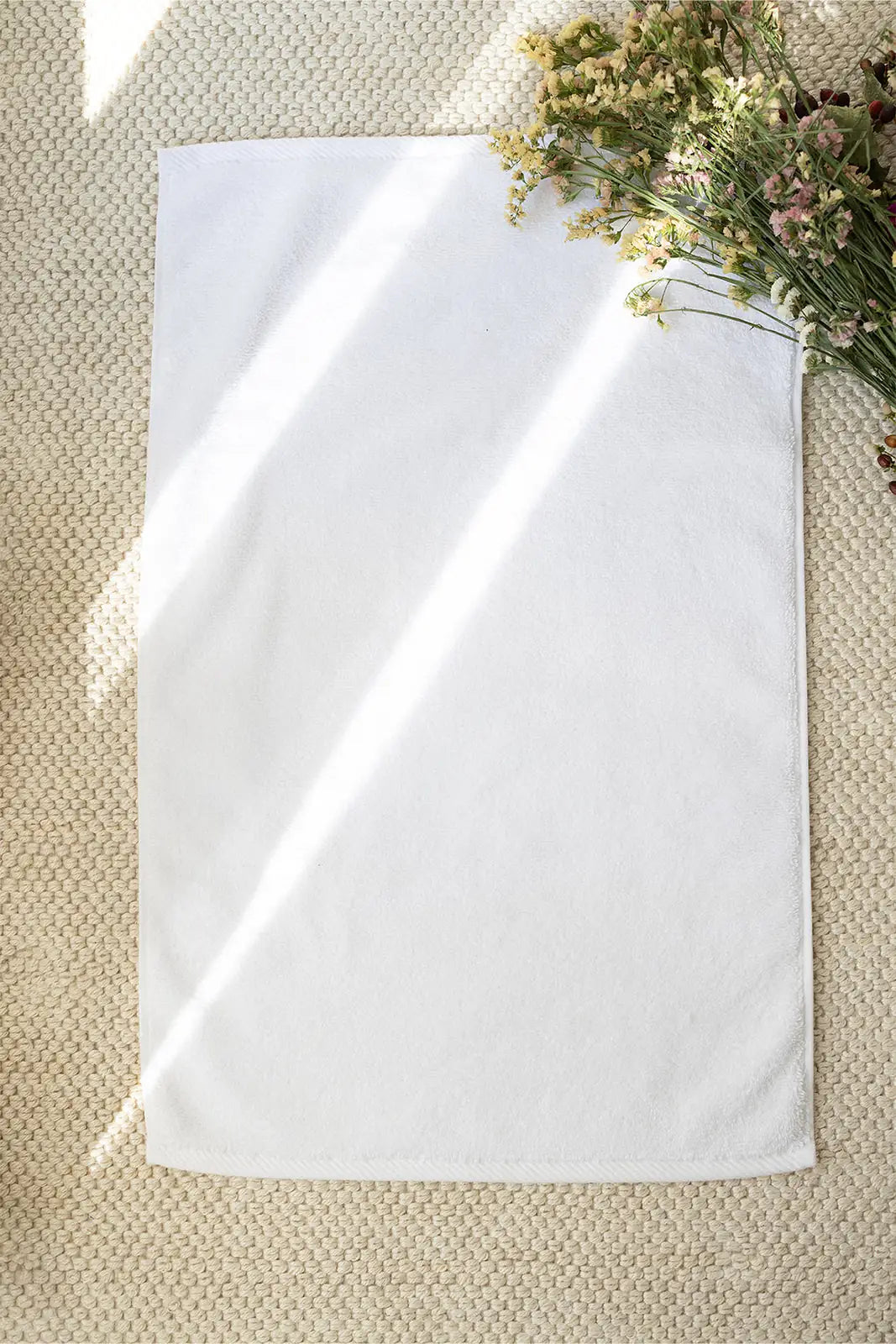 Alba Tekli Havlu Banyo Paspası 50x80 Beyaz