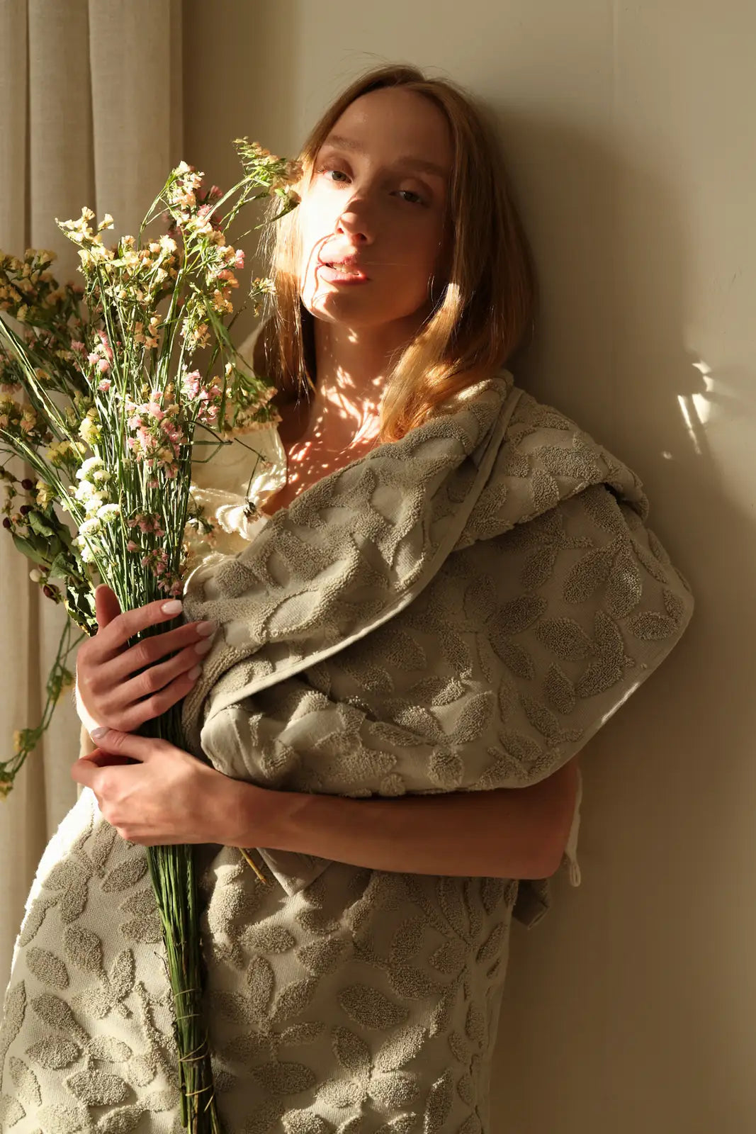 Allesi %100 Pamuk Büyük Banyo Havlusu 90x150 cm Mint