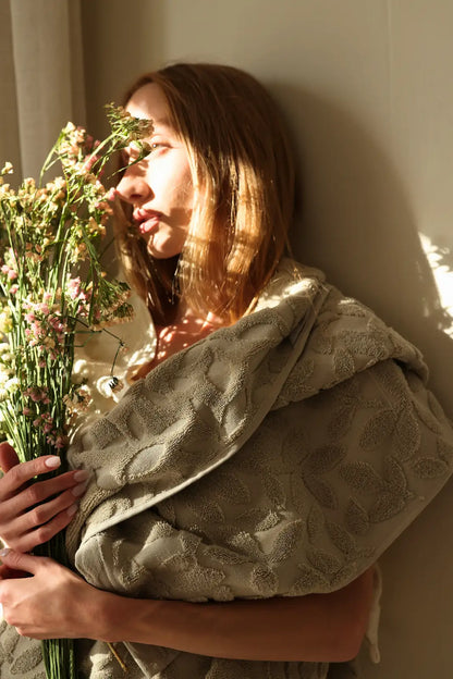 Allesi %100 Pamuk Büyük Banyo Havlusu 90x150 cm Mint