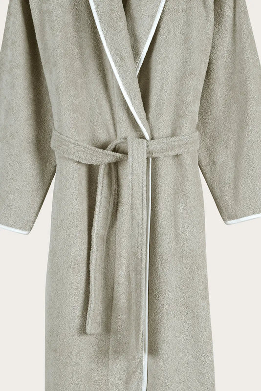 Allesi %100 Pamuk Bornoz Takımı Mint