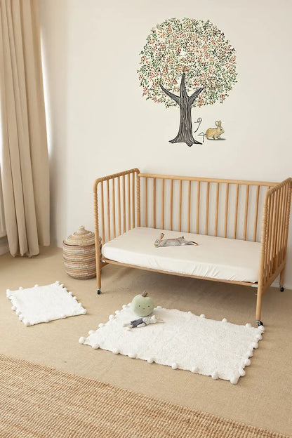 Alya 2’li Takım Banyo Paspası %100 Pamuk 40x60+60x90 cm Ekru