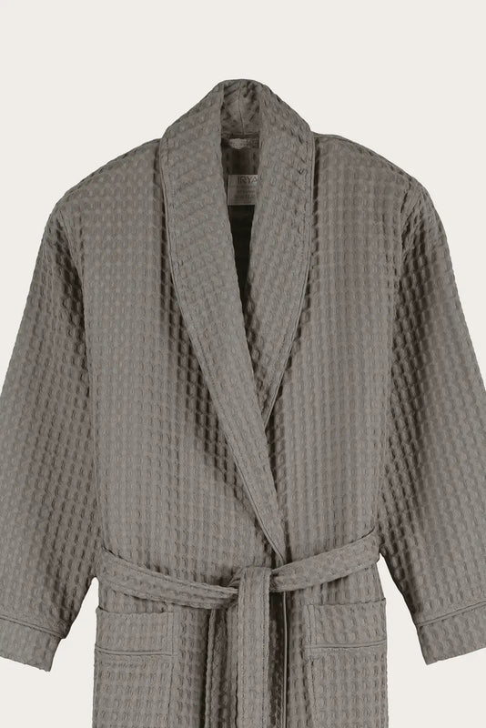 Aura Waffle Bornoz Takımı Gri
