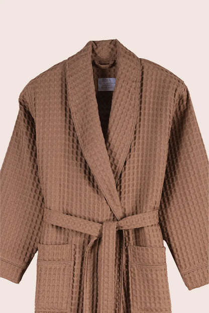 Aura Waffle Kadın Bornoz Kahve