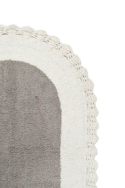 Bianca 2’li Takım Banyo Paspası %100 Pamuk 40x60 + 60x90 Gri