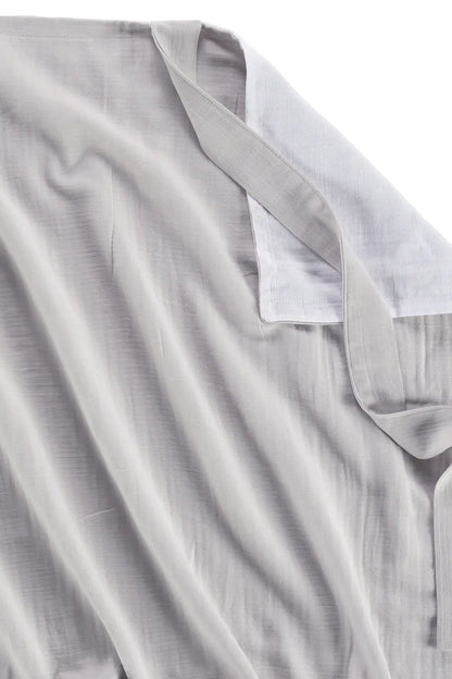 Colors of Joy Organic Cotton Muslin 4 Layer Nursing Cover Gray