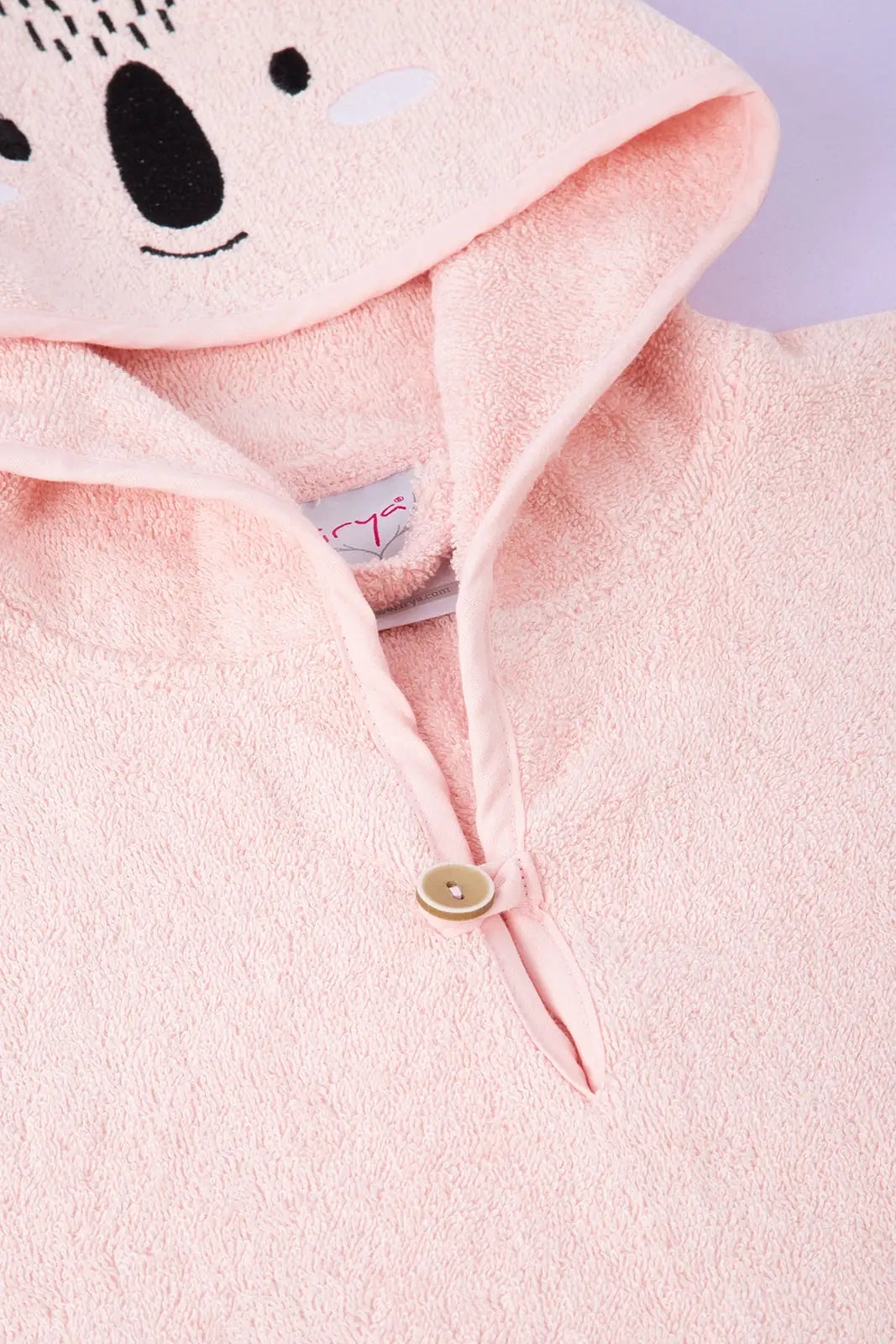 Cutie Double Sided Kids Poncho Pink