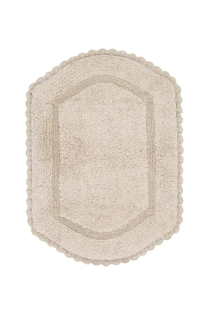 Dale 2 Piece Bath Mat Set 100% Cotton 40x60 + 60x90 Beige