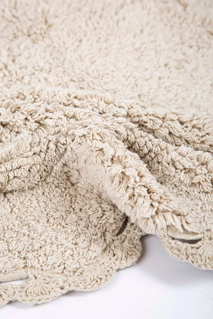 Dale 2 Piece Bath Mat Set 100% Cotton 40x60 + 60x90 Beige