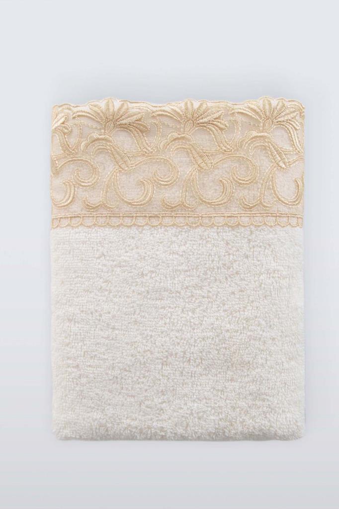 Carmina Face Towel 50x90 cm Ecru