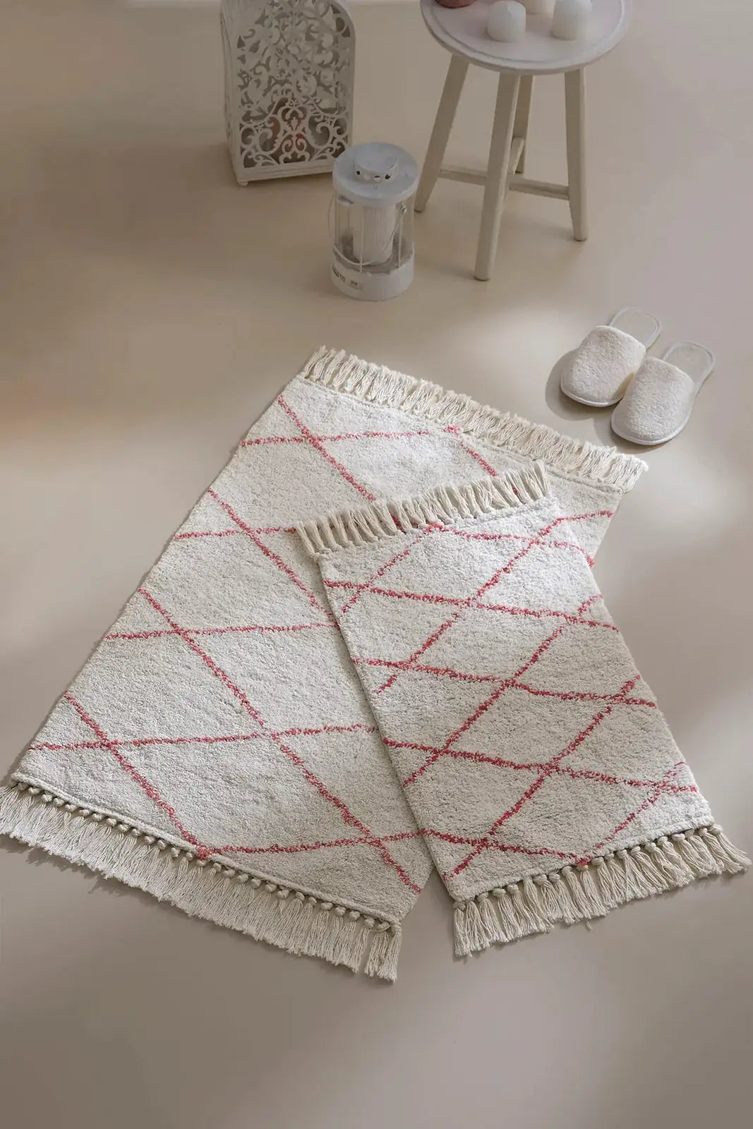 Grace 2 Piece Bath Mat Set 100% Cotton 40x60 + 60x90