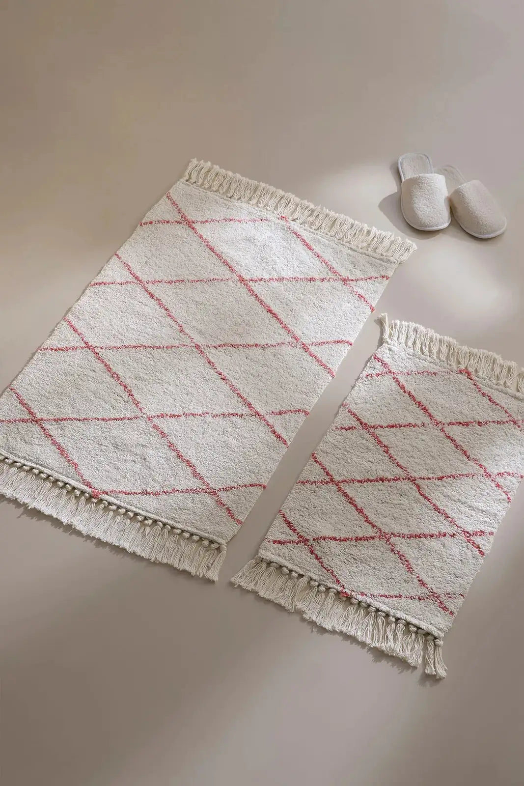 Grace 2 Piece Bath Mat Set 100% Cotton 40x60 + 60x90