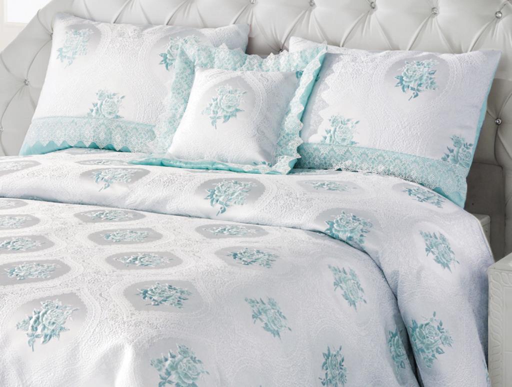 Jaden Bedspread Aqua 265x270