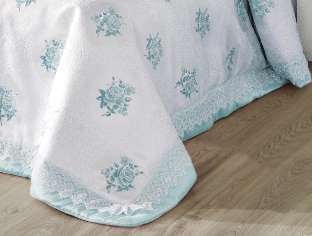 Jaden Bedspread Aqua 265x270