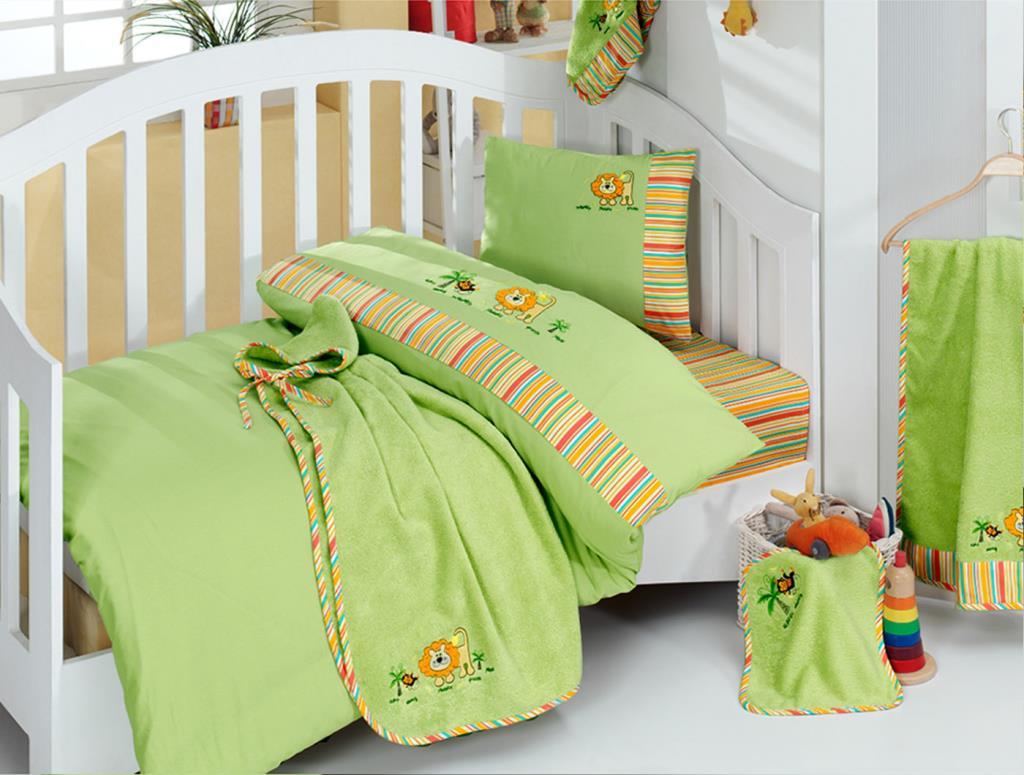 King Baby Bedding Set Green