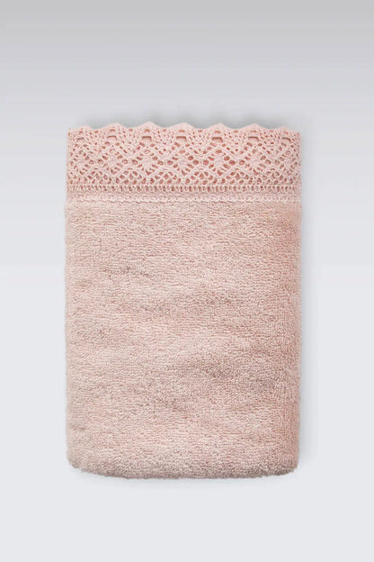 Lacy Terry Bath Towel 70x140 cm Pink