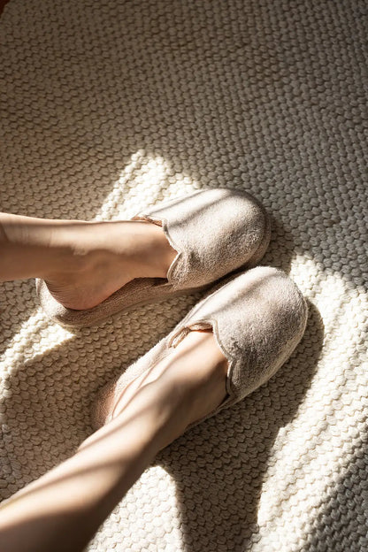 Lindy Bambu Havlu Terlik Bej