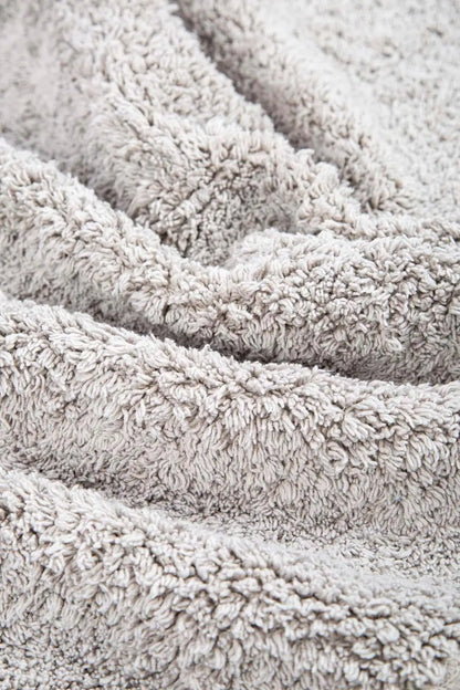 Lorna 2 Piece Bath Mat Set 100% Cotton 40x60 + 60x90 Gray