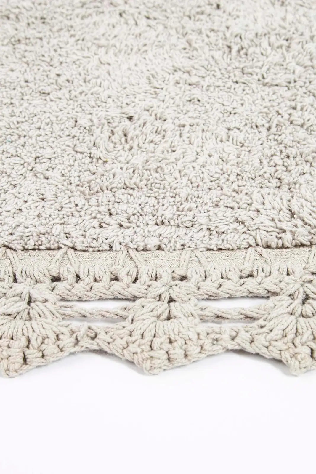 Lorna 2 Piece Bath Mat Set 100% Cotton 40x60 + 60x90 Gray