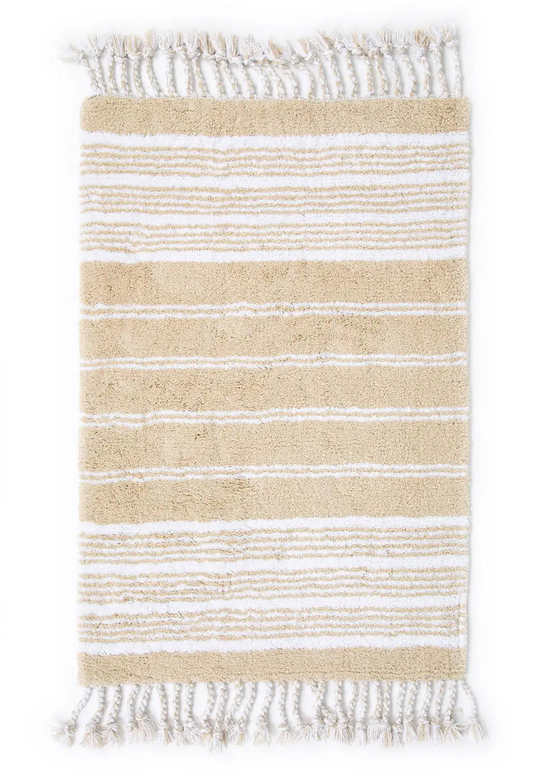 Martil Single Bath Mat 100% Cotton 70x110 Beige