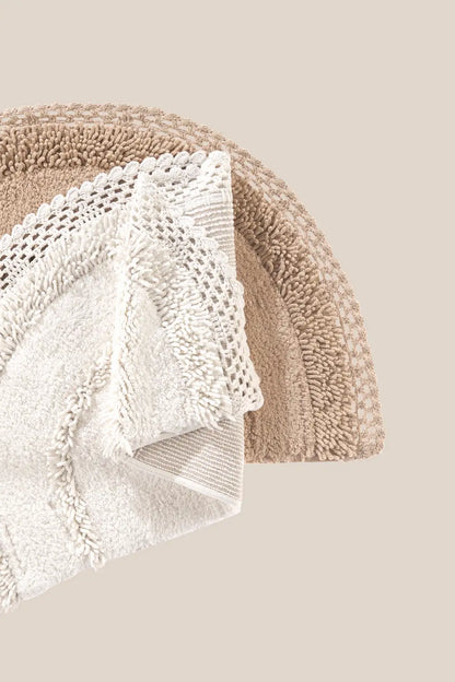 Moon Single Bath Mat 100% Cotton 50x80