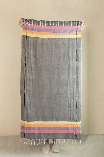 New Meltem Peshtemal Black 90x170