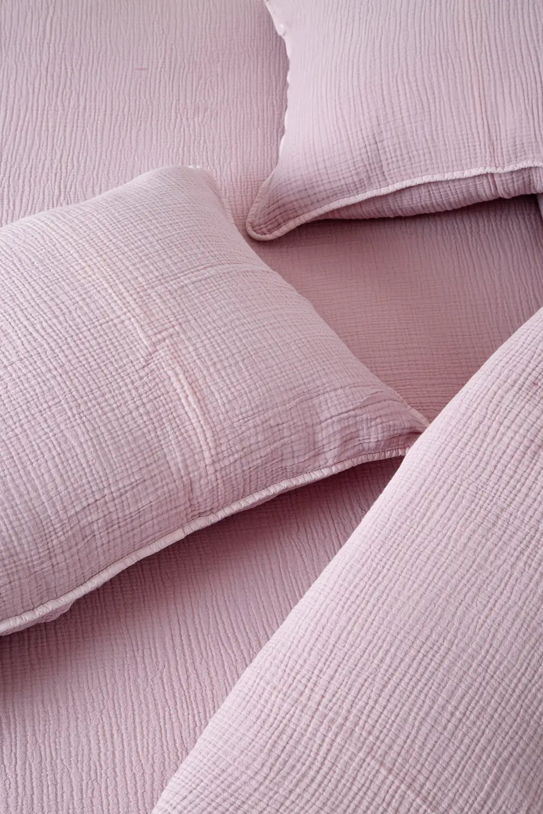 Ocean Muslin Bedspread Lilac