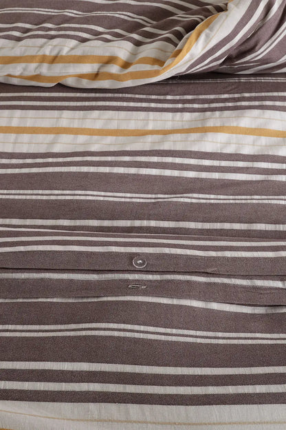 Olena 5 Parça Çift Kişilik Çantalı Nevresim Takımı