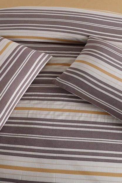 Olena 5 Parça Çift Kişilik Çantalı Nevresim Takımı