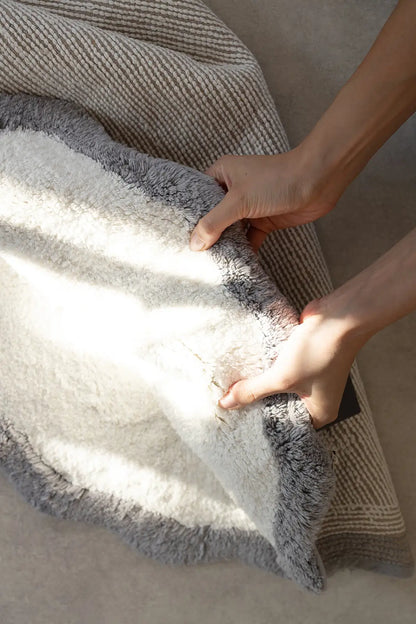 Scallop Tekli Banyo Paspası Bambu 60x100 Gri