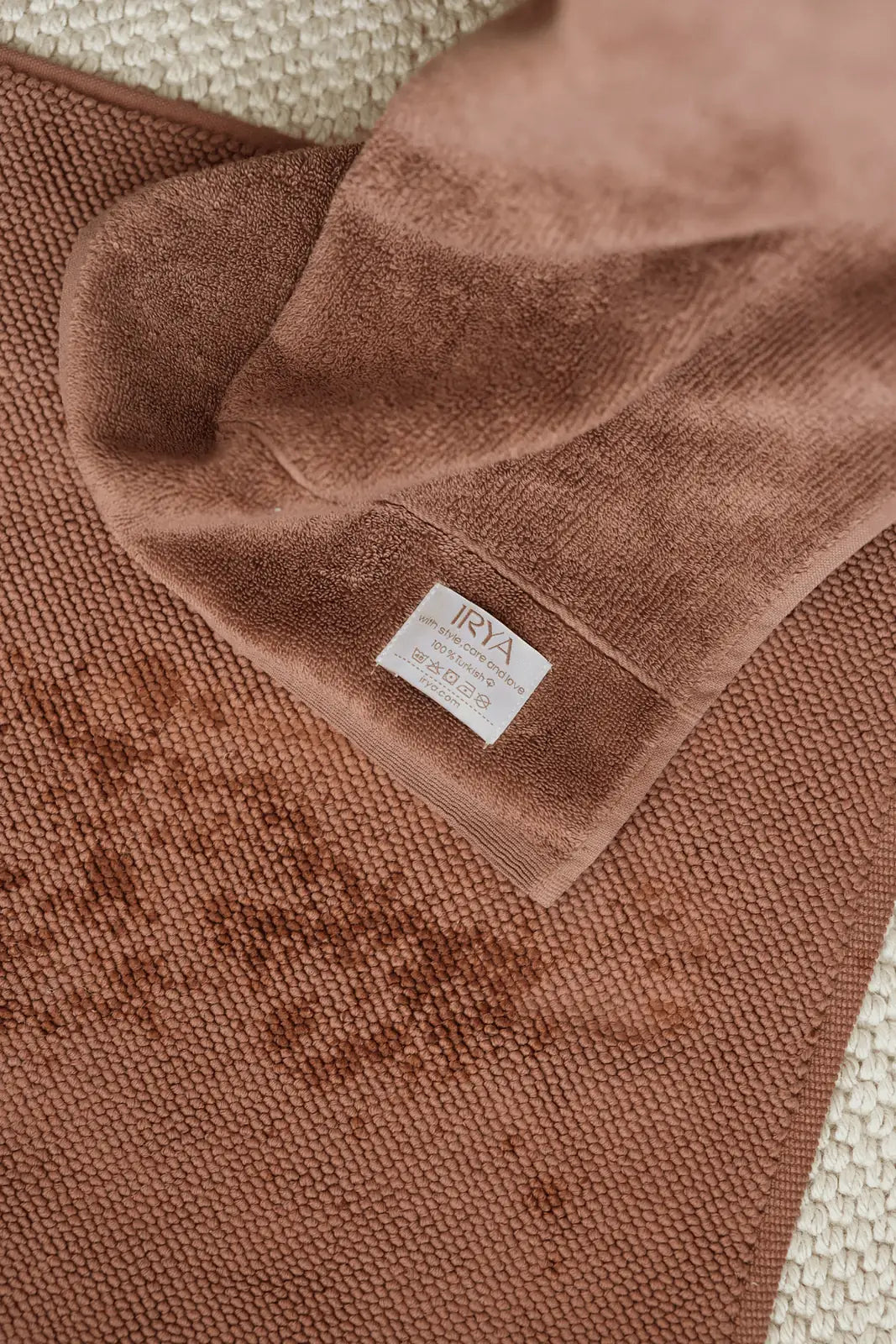 Solena Banyo Havlusu 70x140cm Kahve