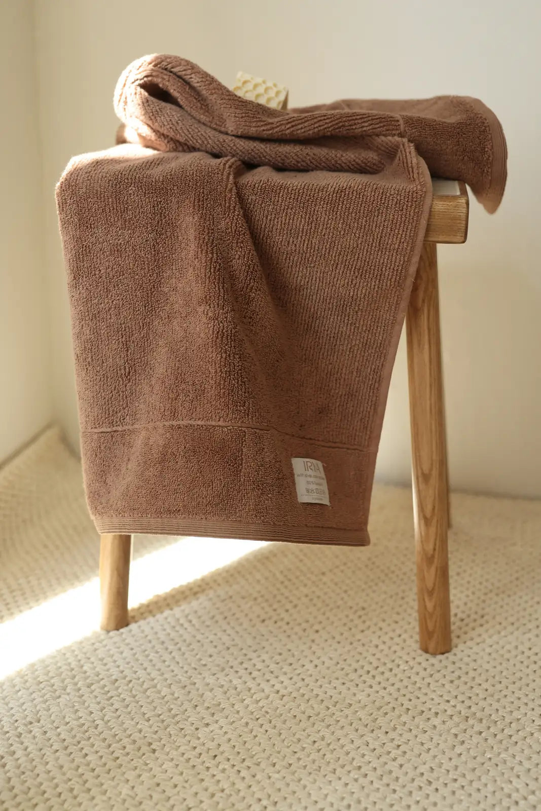 Solena Banyo Havlusu 70x140cm Kahve