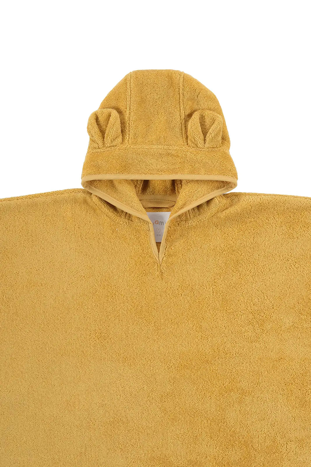 Tiny Bear Organik Pamuk Çocuk Panço Hardal