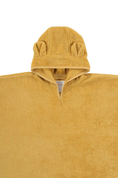 Tiny Bear Organik Pamuk Çocuk Panço Hardal