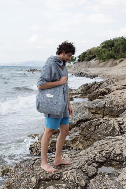 Kayora %100 Pamuk Plaj Çantası Windy Blue