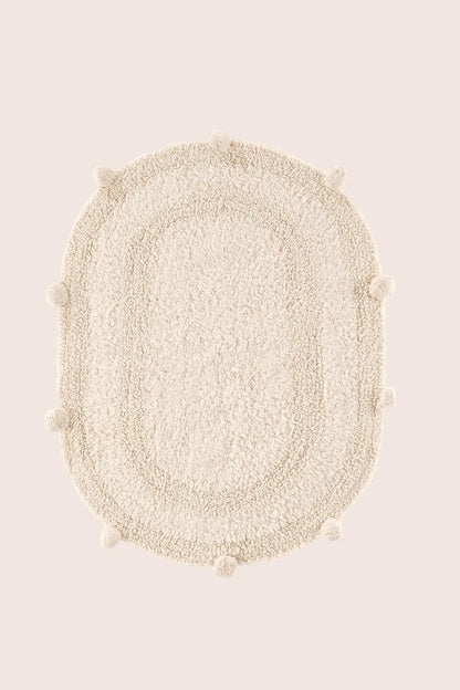 Lampetie | Eris Tekli Banyo Paspası  45x60 Bej