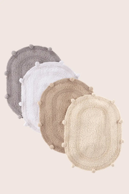 Lampetie | Eris Tekli Banyo Paspası  45x60 Gri