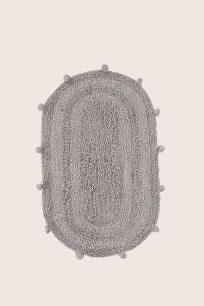 Lampetie | Eris Tekli Banyo Paspası 50x80 Gri