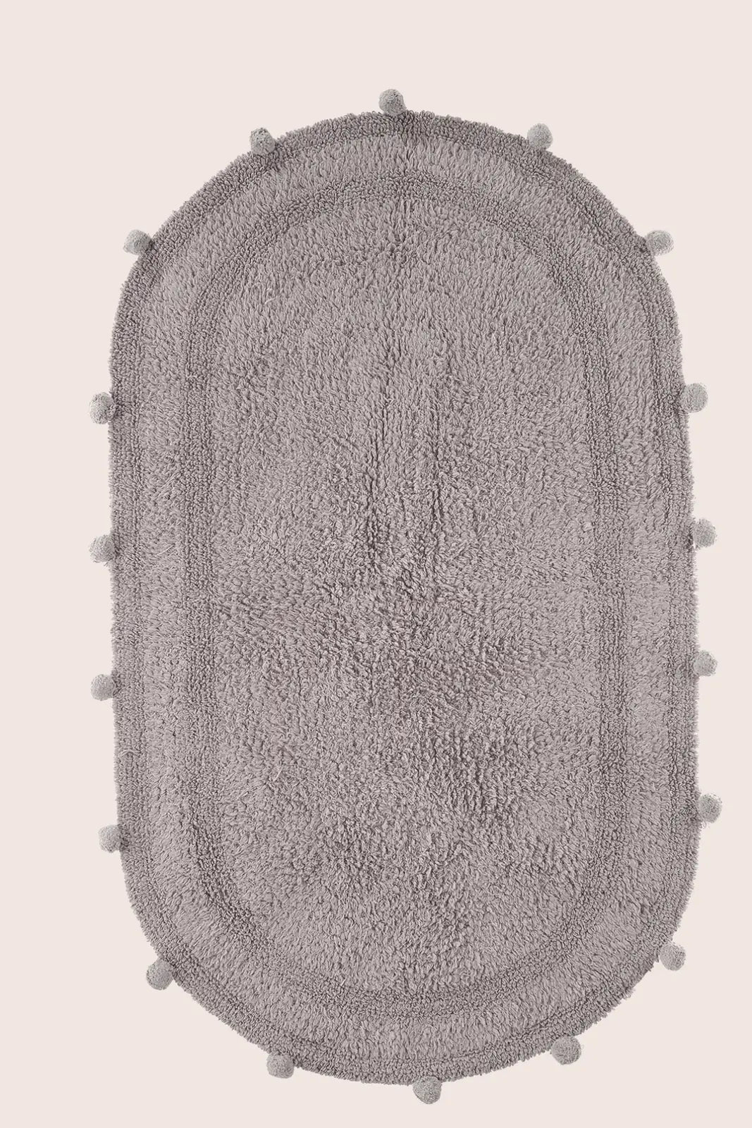 Lampetie | Eris Tekli Banyo Paspası 70x120 Gri