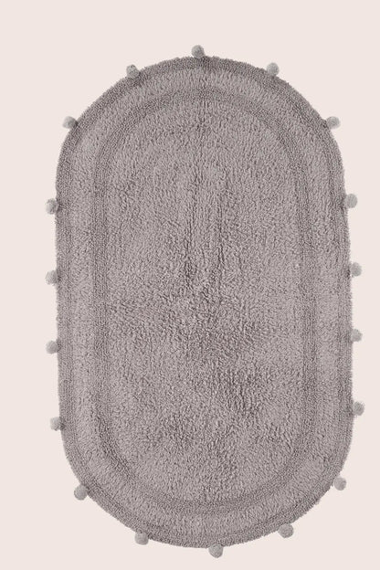 Lampetie | Eris Tekli Banyo Paspası 70x120 Gri