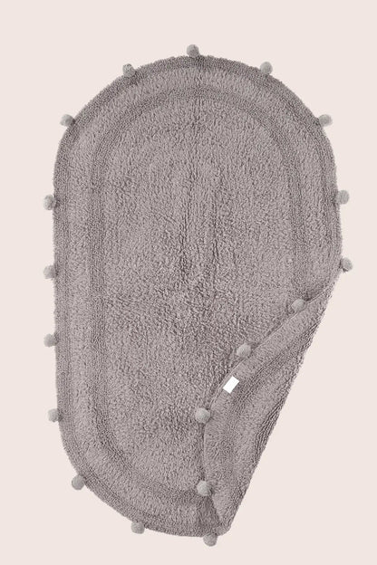 Lampetie | Eris Tekli Banyo Paspası 70x120 Gri