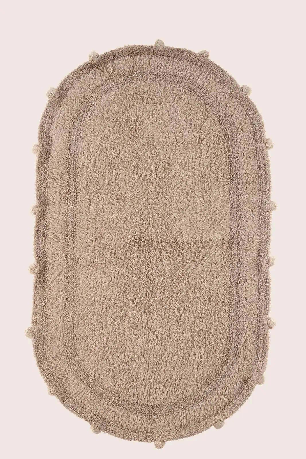Lampetie | Eris Tekli Banyo Paspası 70x120 Kahverengi
