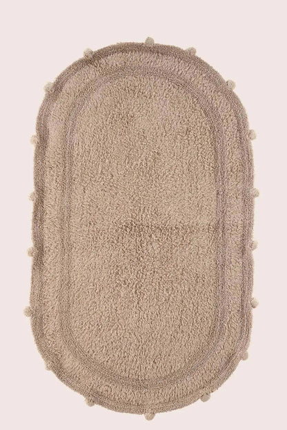 Lampetie | Eris Tekli Banyo Paspası 70x120 Kahverengi
