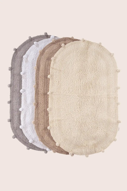 Lampetie | Eris Tekli Banyo Paspası 70x120 Kahverengi