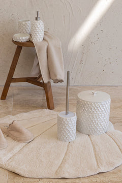 Lindy 5 Piece Bath Set Cream