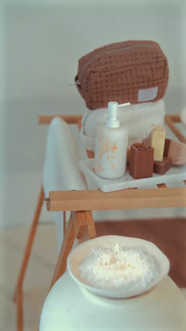 Load video: Aura Waffle Banyo Havlusu Gri 70x140