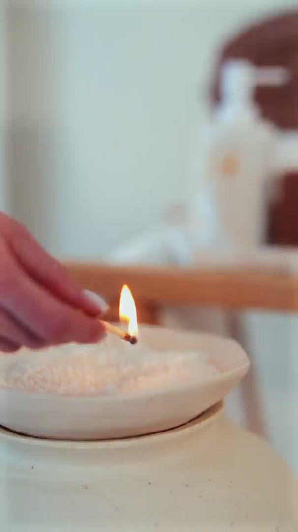 Load video: Aura Waffle Erkek Bornoz Gri