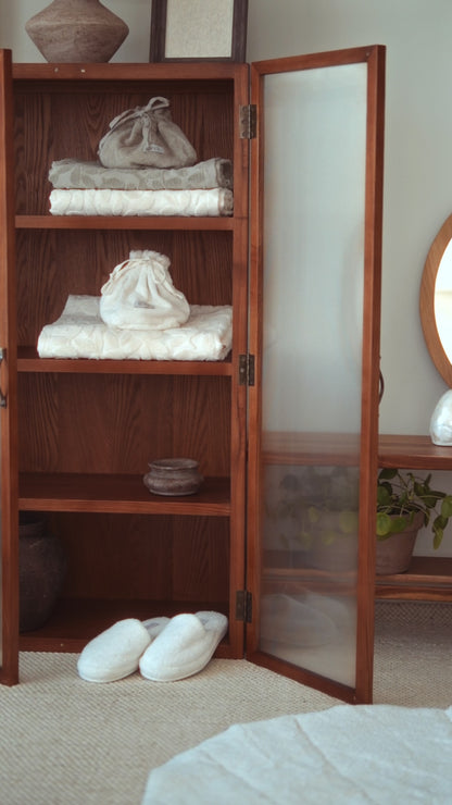 Le Perla Bambu Tekli Banyo Paspası Bambu 80x90 Gri