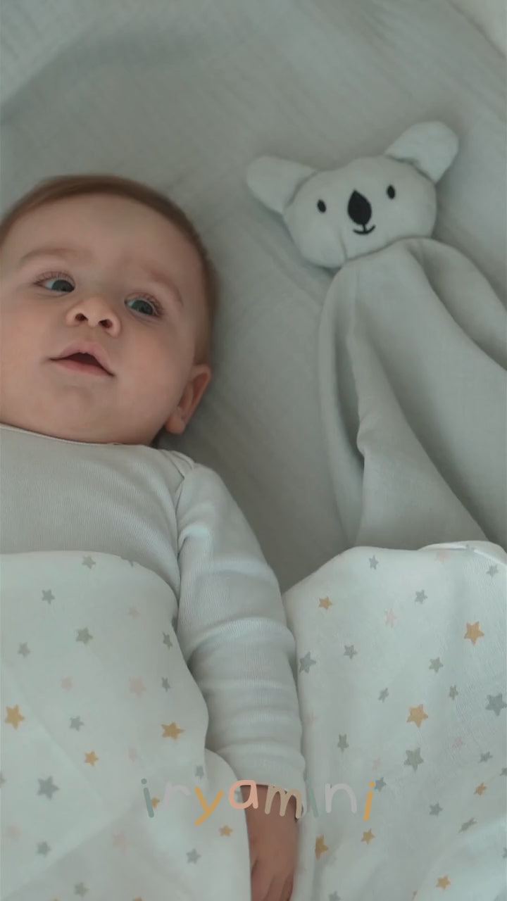 Tiny Koala Organik Pamuk 2 Katlı Müslin Uyku Arkadaşı