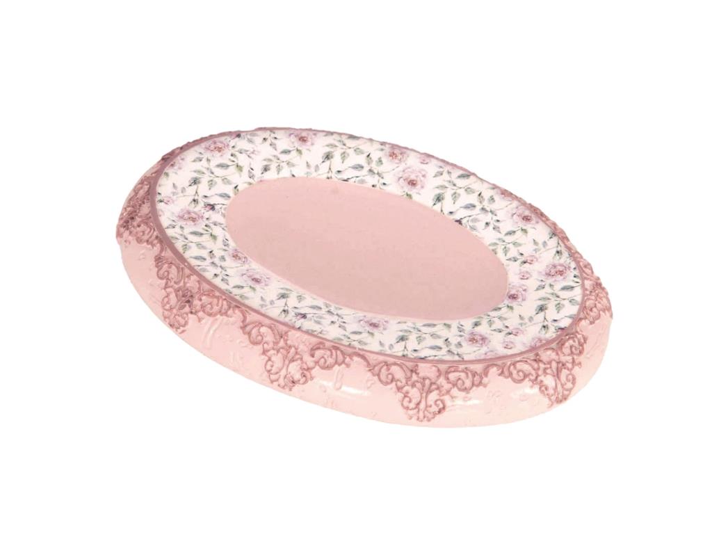 Rosalinda Solid Soap Dish Pink